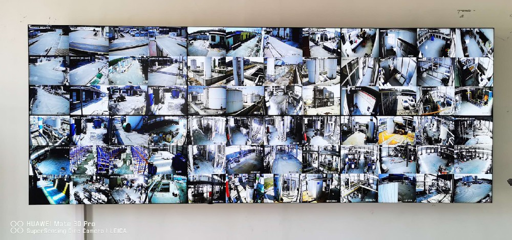 監控無縫監視器安裝完畢